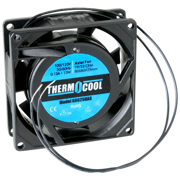 Main product image for Thermocool 110 VAC Fan 80 x 25mm Sleeve Bearin 250-010